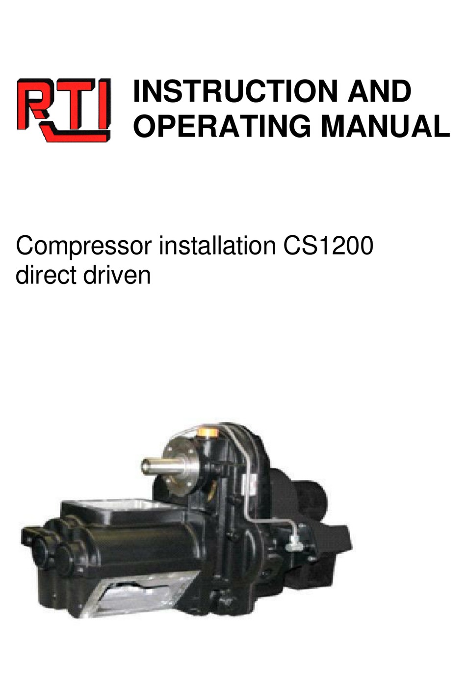 RTI CS1200 INSTRUCTIONS AND OPERATING MANUAL Pdf Download ManualsLib