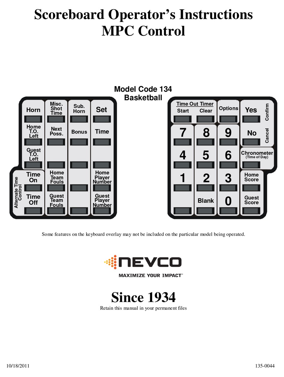 nevco-134-operator-instructions-manual-pdf-download-manualslib