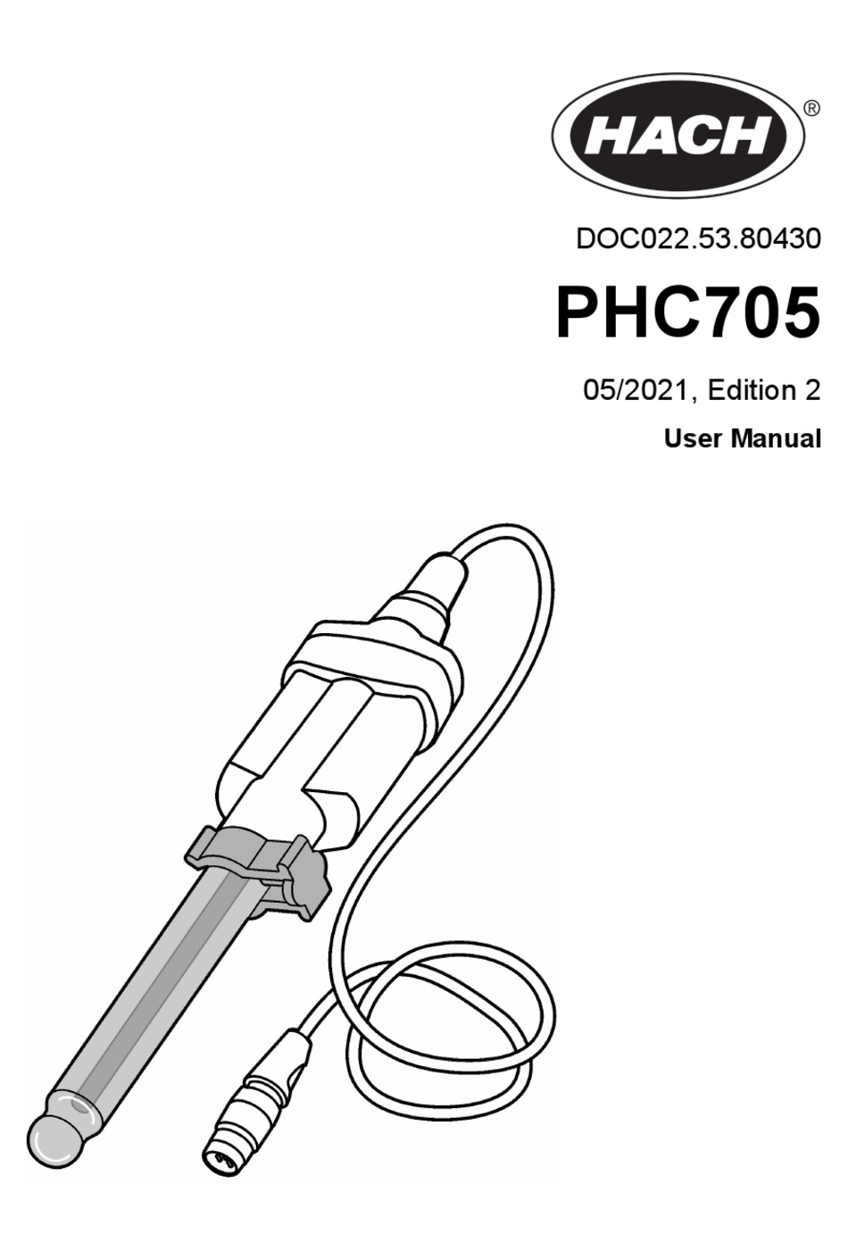 HACH PHC705 USER MANUAL Pdf Download ManualsLib