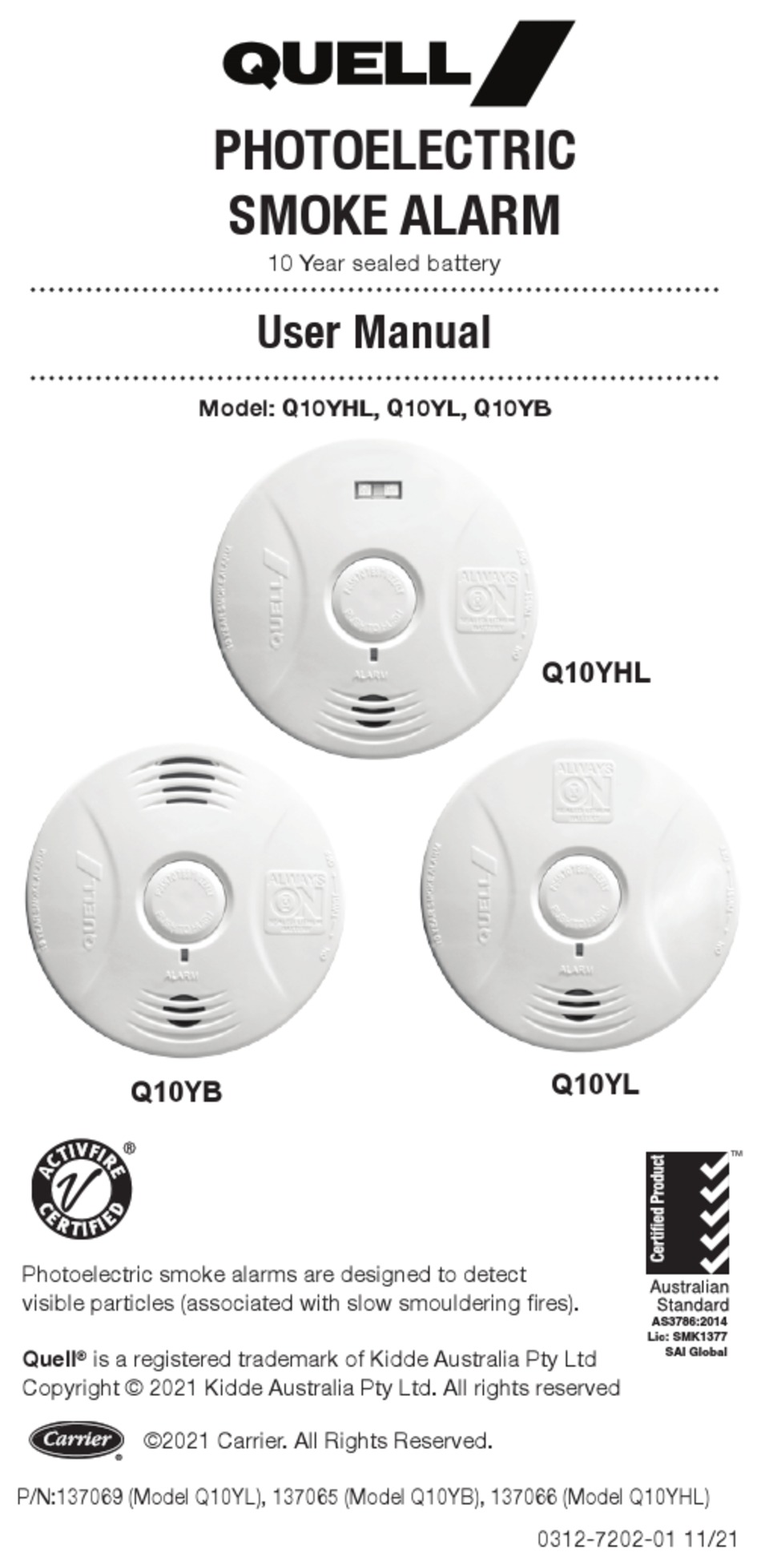 QUELL Q10YHL USER MANUAL Pdf Download ManualsLib