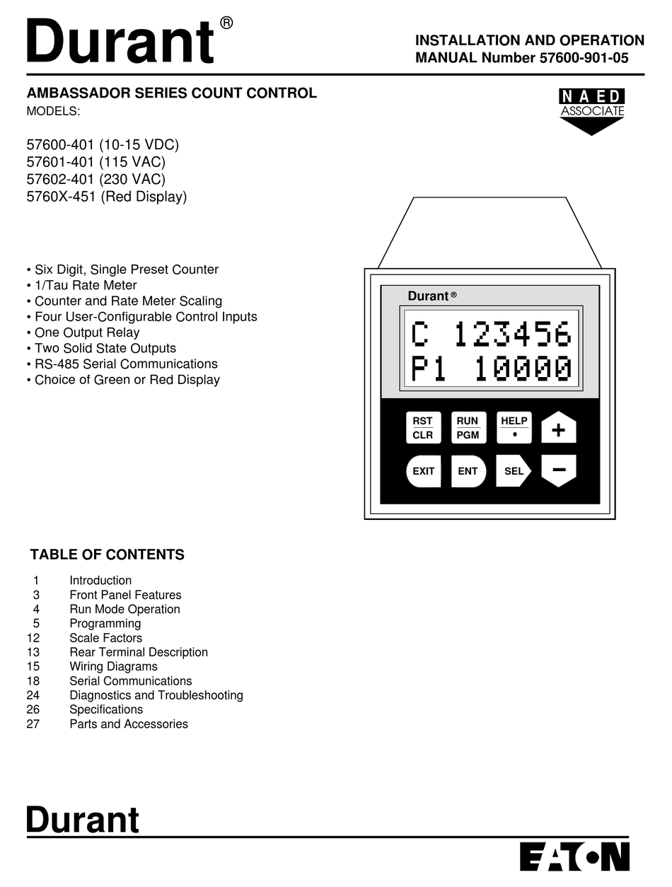 EATON 57600401 INSTALLATION AND OPERATION MANUAL Pdf Download ManualsLib