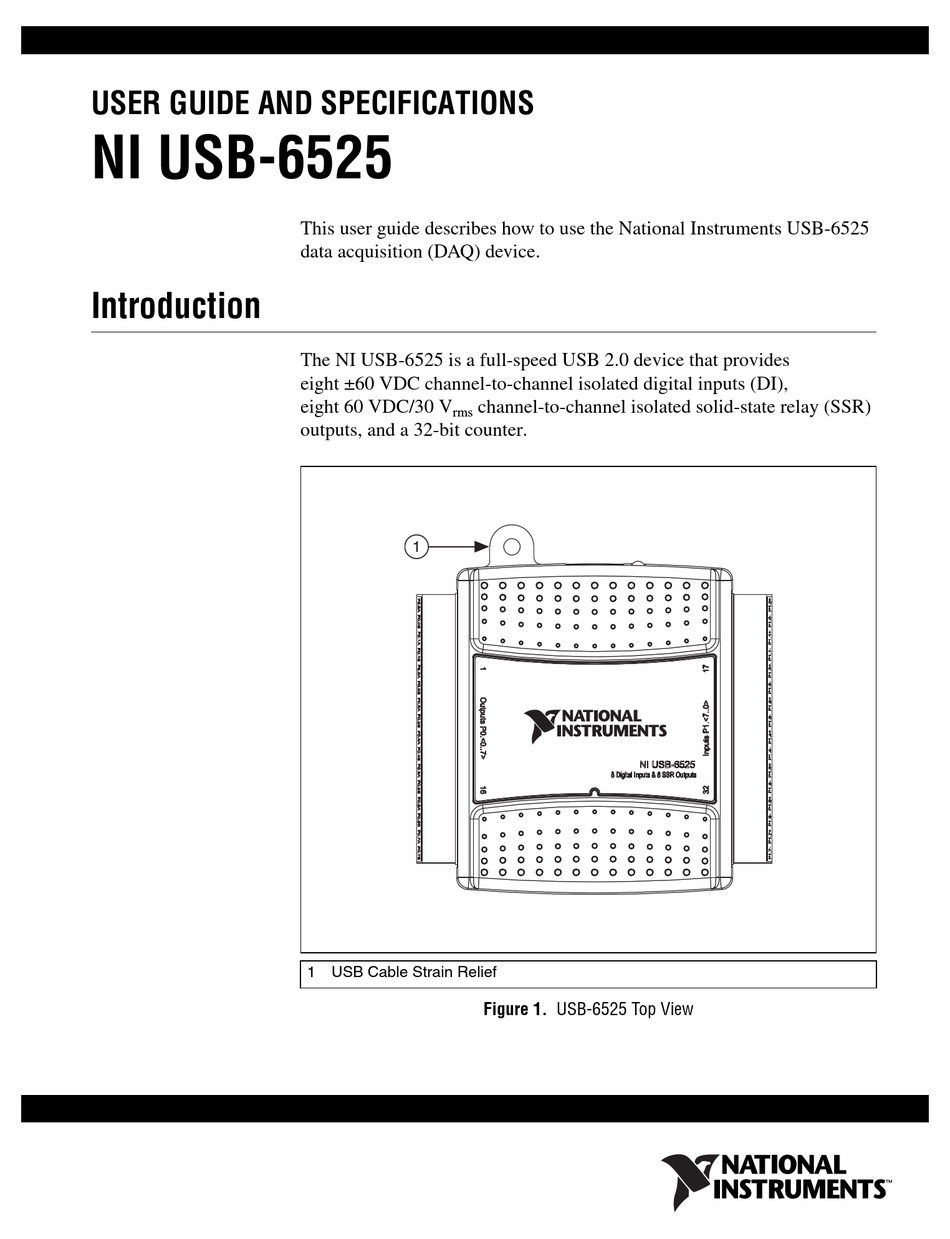 NATIONAL INSTRUMENTS 779640-01 USER MANUAL Pdf Download | ManualsLib