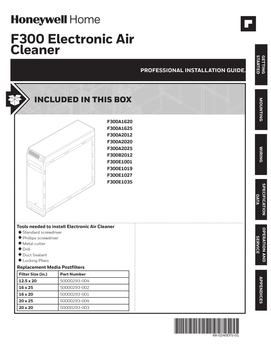 HONEYWELL F300A1620 INSTALLATION MANUAL Pdf Download ManualsLib