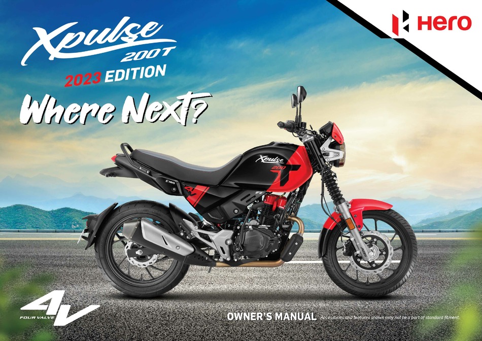 HERO XPULSE 200T 4V 2023 OWNER'S MANUAL Pdf Download | ManualsLib