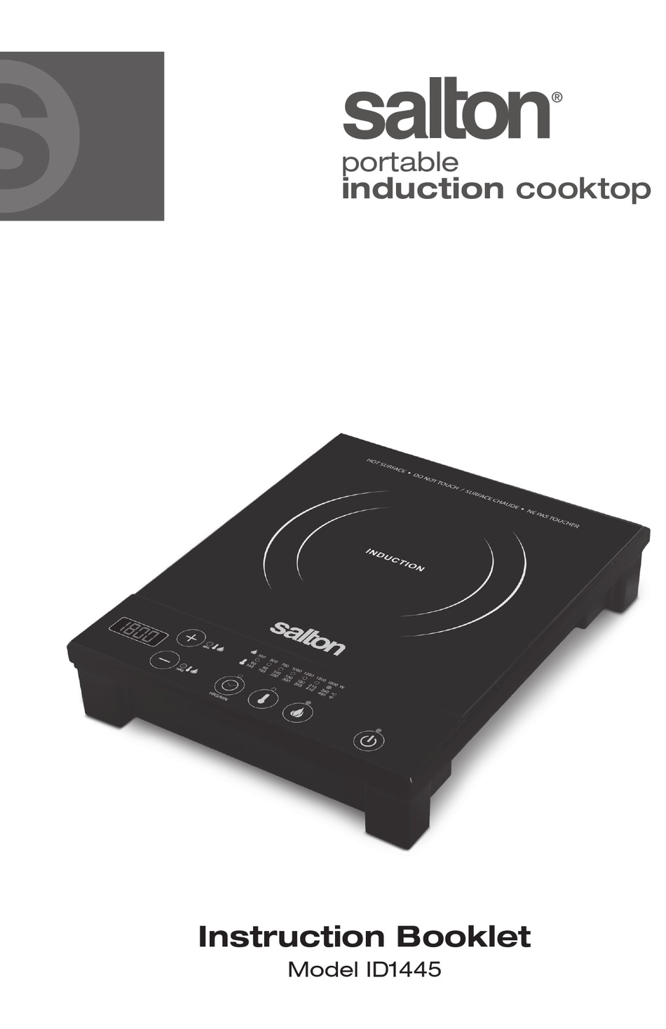 SALTON ID1445 INSTRUCTION BOOKLET Pdf Download ManualsLib