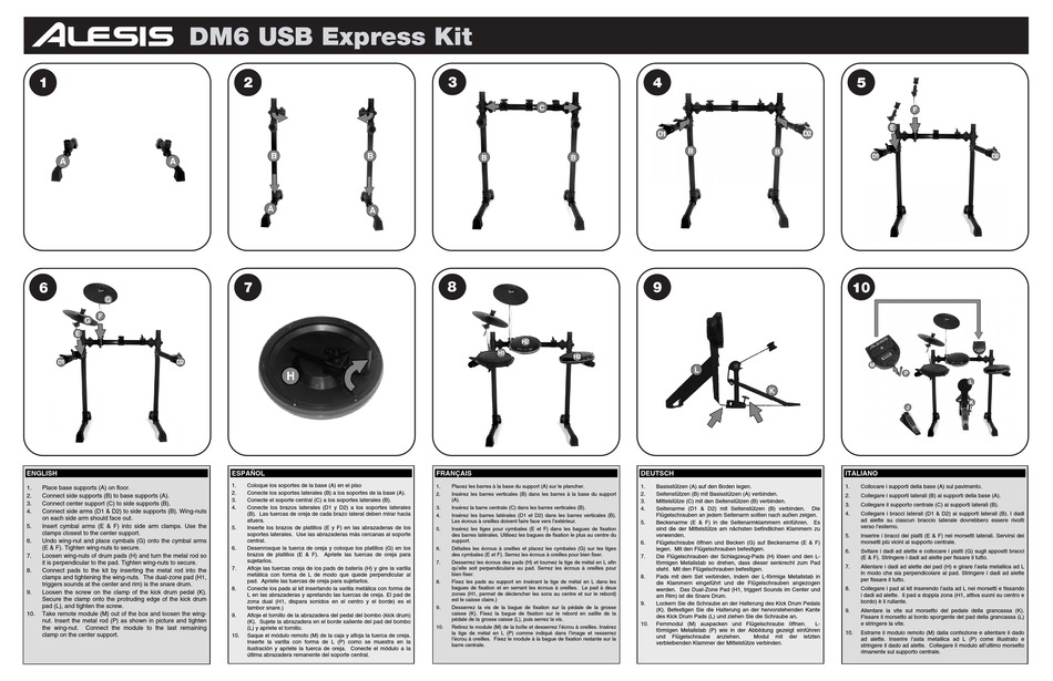 ALESIS DM6 INSTRUCTION MANUAL Pdf Download ManualsLib