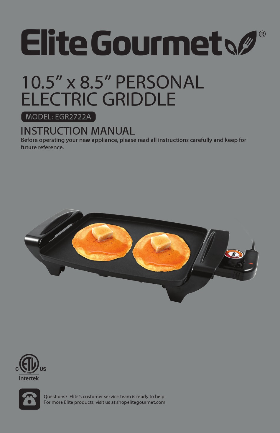 elite-gourmet-egr2722a-instruction-manual-pdf-download-manualslib