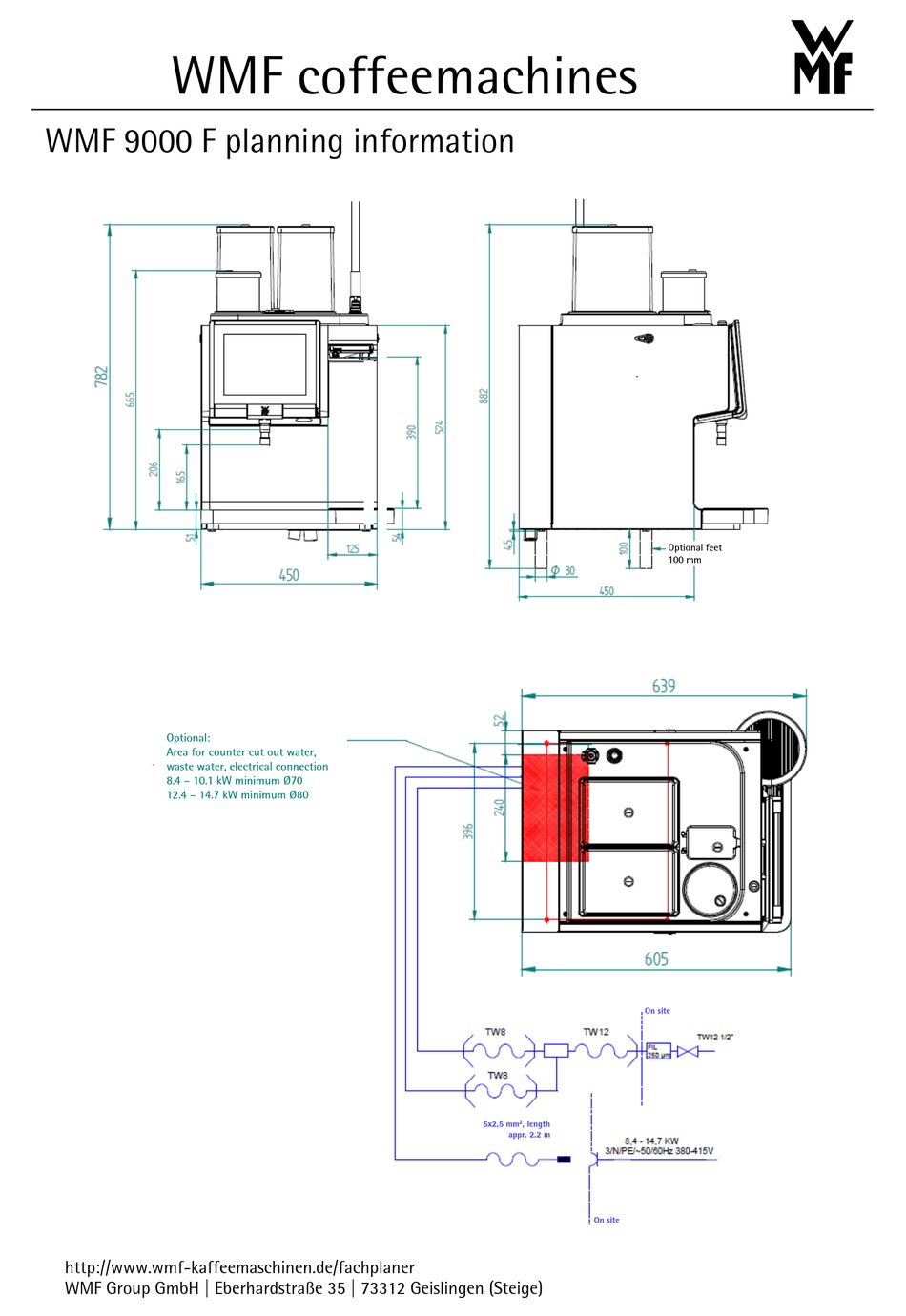 WMF 9000 F PLANNING INFORMATION Pdf Download ManualsLib