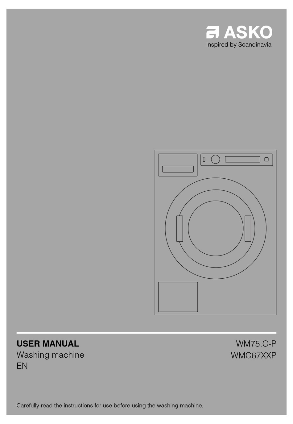 ASKO WMC67 P SERIES USER MANUAL Pdf Download ManualsLib
