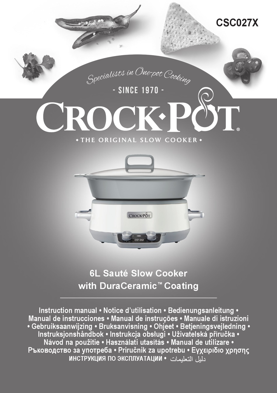 CROCKPOT CSC027X INSTRUCTION MANUAL Pdf Download ManualsLib
