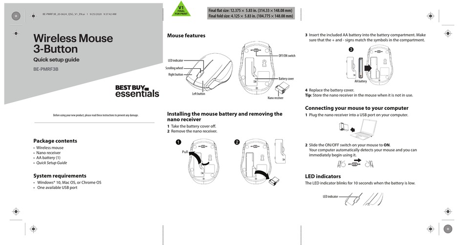 BEST BUY ESSENTIALS BE-PMRF3B QUICK SETUP MANUAL Pdf Download | ManualsLib