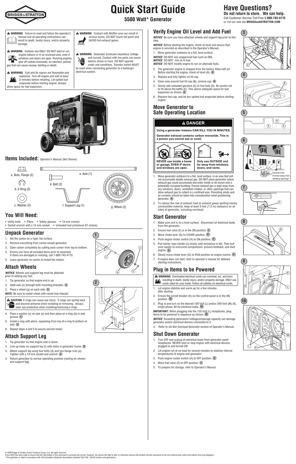 BRIGGS STRATTON 8250 QUICK START MANUAL Pdf Download ManualsLib briggs-stratton-8250-quick-start-manual-pdf-download-manualslib