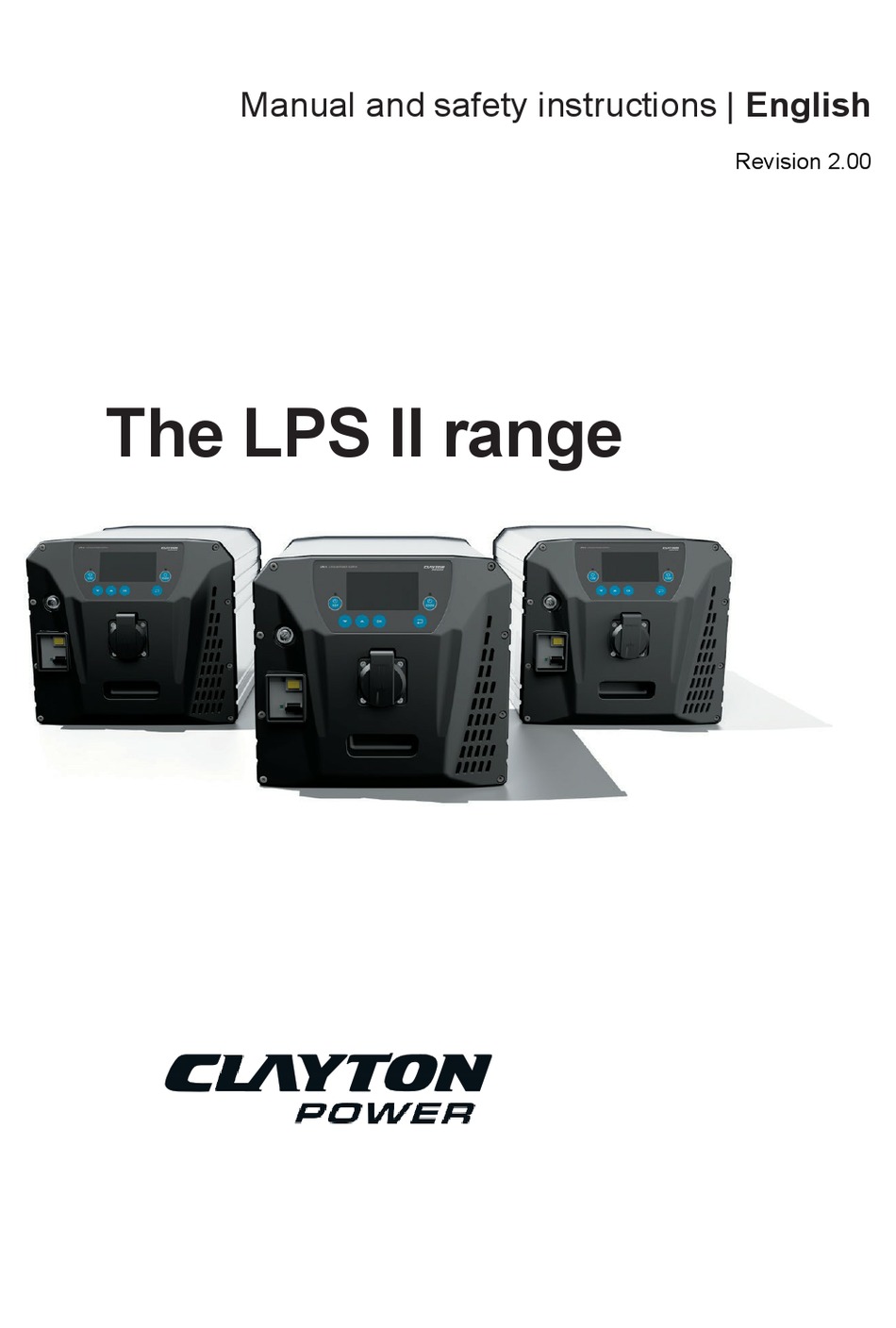 CLAYTON POWER LPS II SERIES MANUAL AND SAFETY INSTRUCTIONS Pdf Download