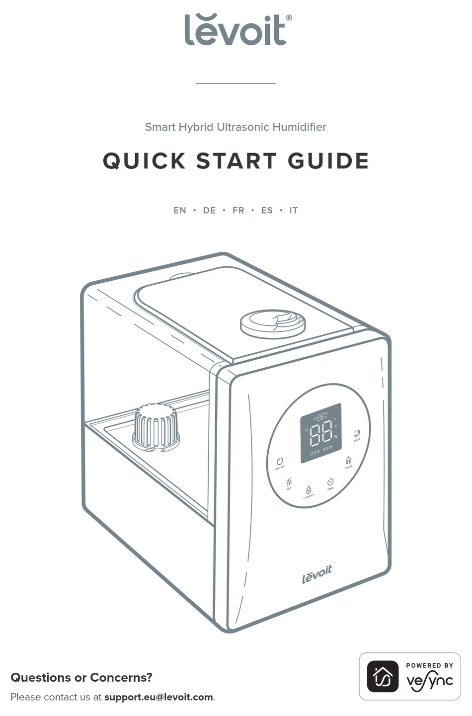 LEVOIT LV600S SERIES QUICK START MANUAL Pdf Download ManualsLib