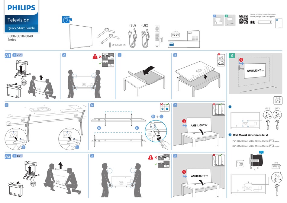 Philips The One Series Quick Start Manual Pdf Download Manualslib