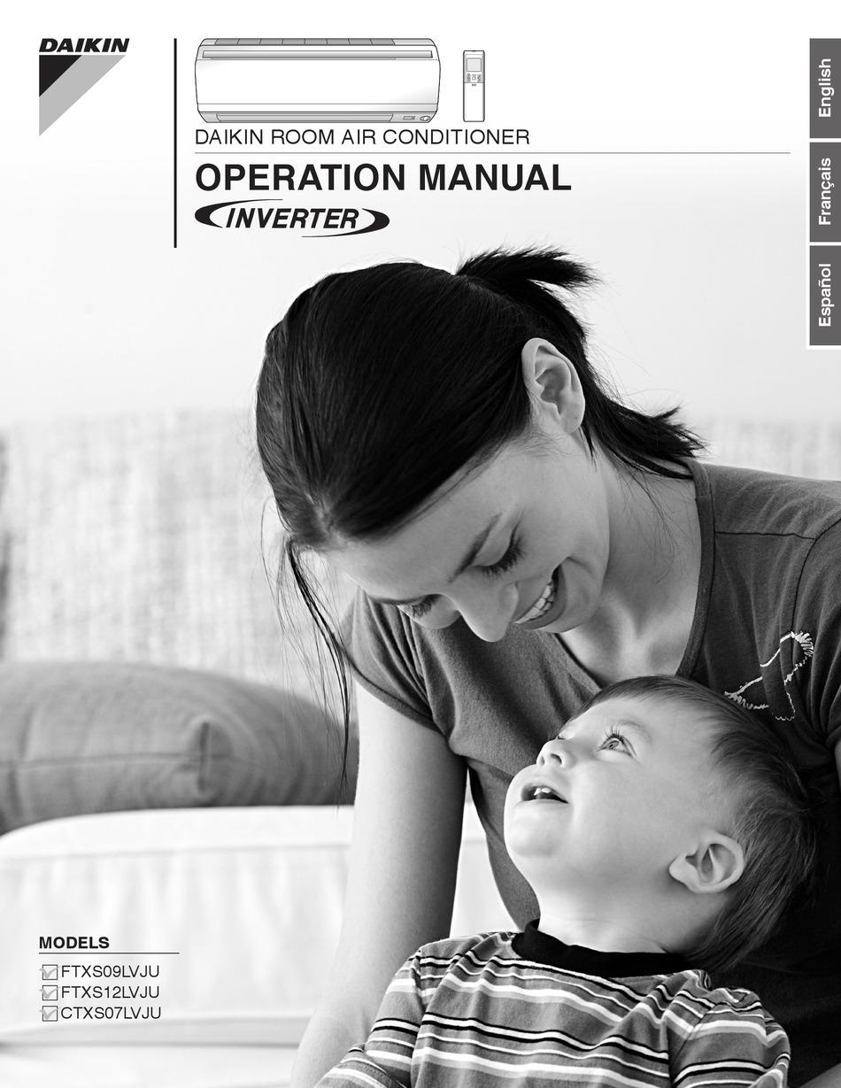 DAIKIN FTXS12LVJU OPERATION MANUAL Pdf Download ManualsLib