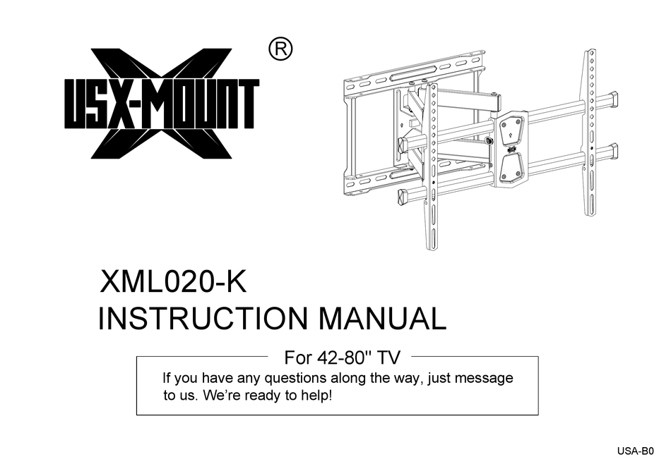 USXMOUNT XML020K INSTRUCTION MANUAL Pdf Download ManualsLib