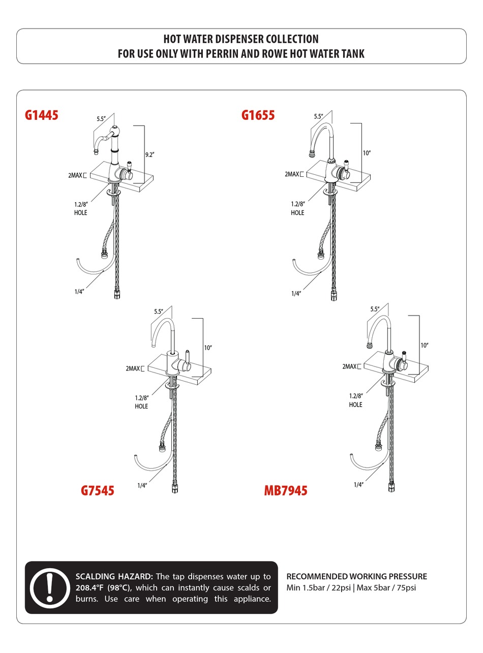 ROHL G1445 INSTALLATION INSTRUCTIONS MANUAL Pdf Download ManualsLib