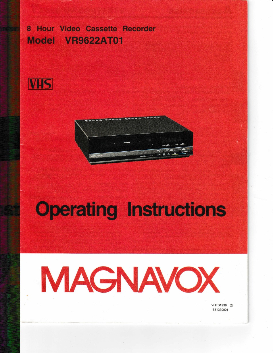MAGNAVOX VR9622AT01 OPERATING INSTRUCTIONS MANUAL Pdf Download ManualsLib