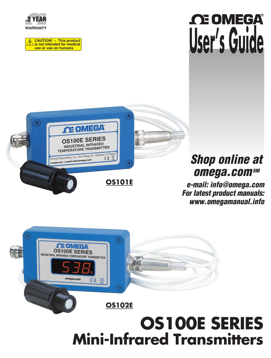 OMEGA ENGINEERING OS100E SERIES USER MANUAL Pdf Download ManualsLib