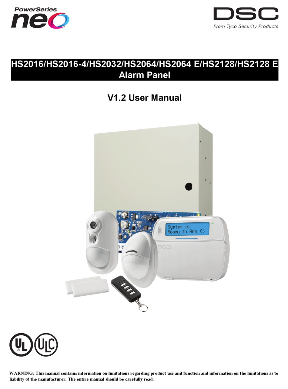 DSC NEO HS2064 E USER MANUAL Pdf Download ManualsLib