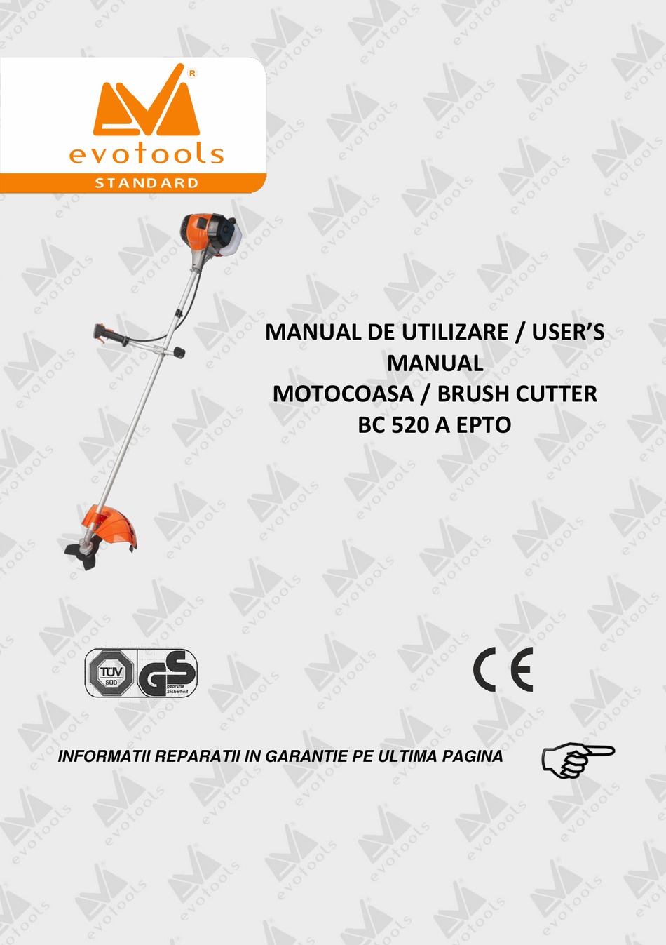 EVOTOOLS BC 520 A EPTO USER MANUAL Pdf Download ManualsLib