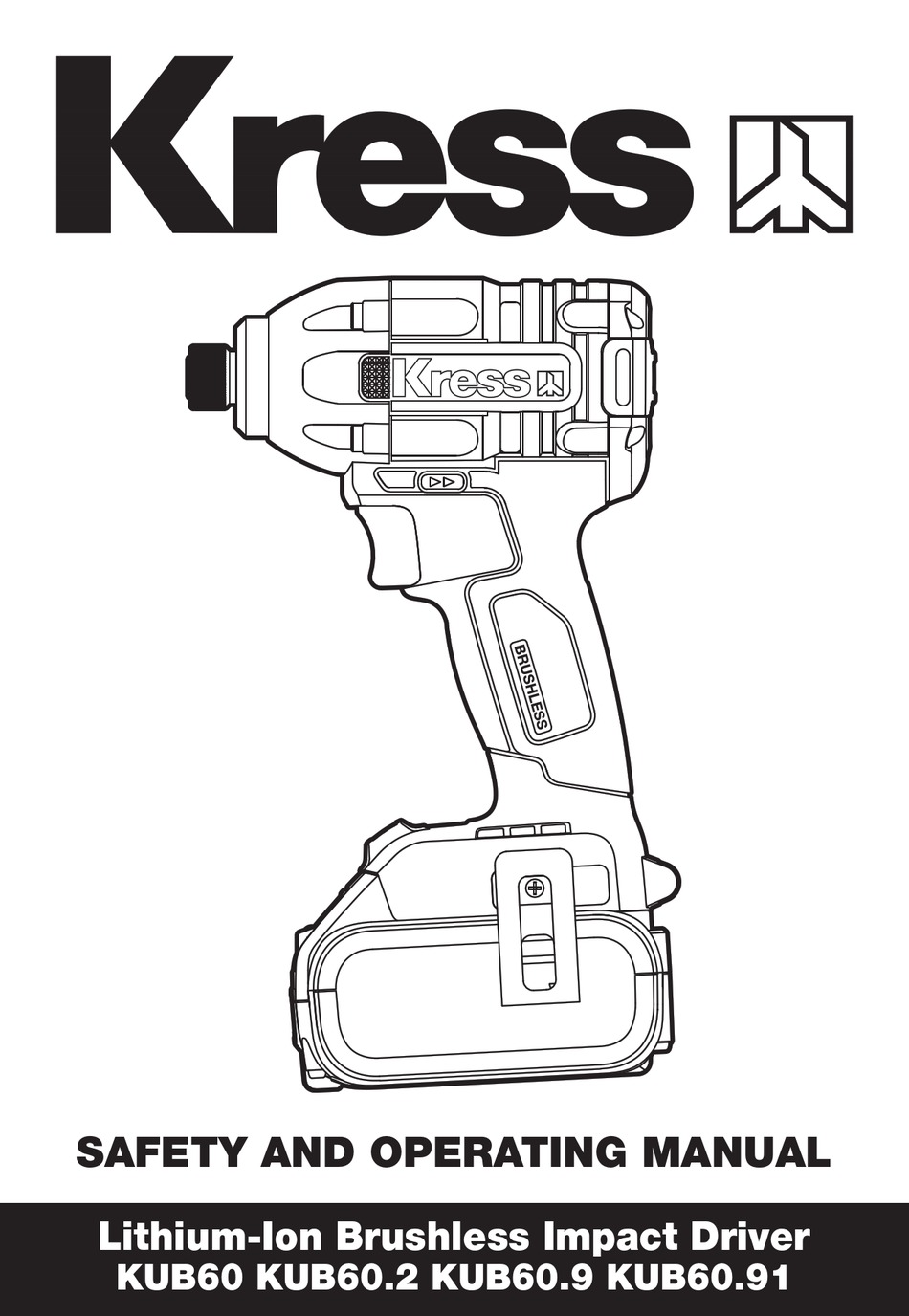 KRESS KUB60.9 SAFETY AND OPERATING MANUAL Pdf Download ManualsLib