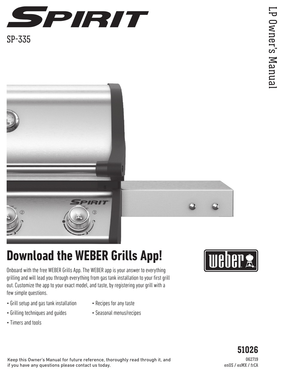 WEBER 47812001 OWNER