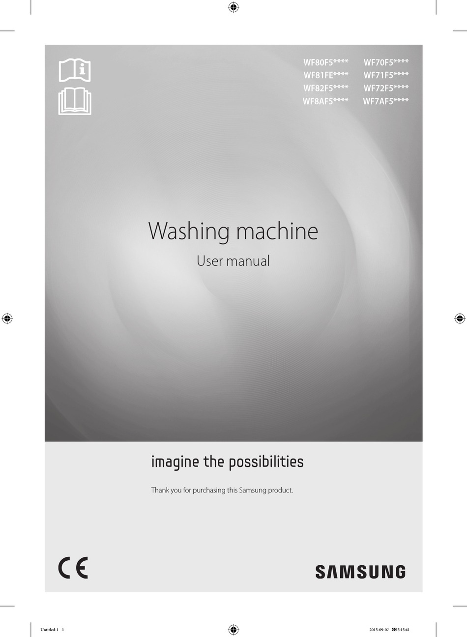 SAMSUNG WF71F5 SERIES USER MANUAL Pdf Download | ManualsLib