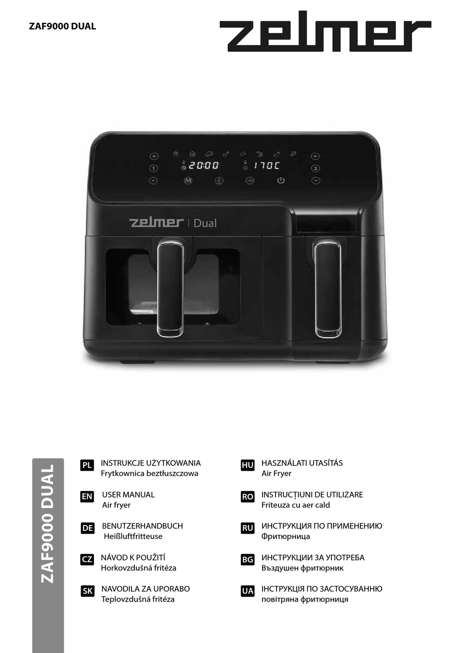 ZELMER ZAF9000 DUAL USER MANUAL Pdf Download | ManualsLib