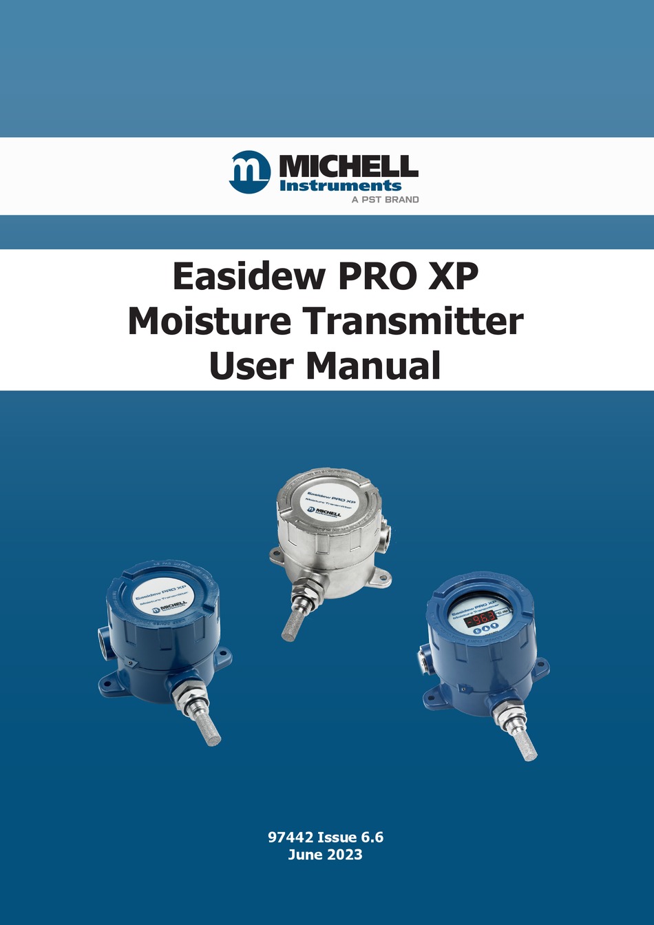 PST MICHELL INSTRUMENTS EASIDEW PRO XP USER MANUAL Pdf Download