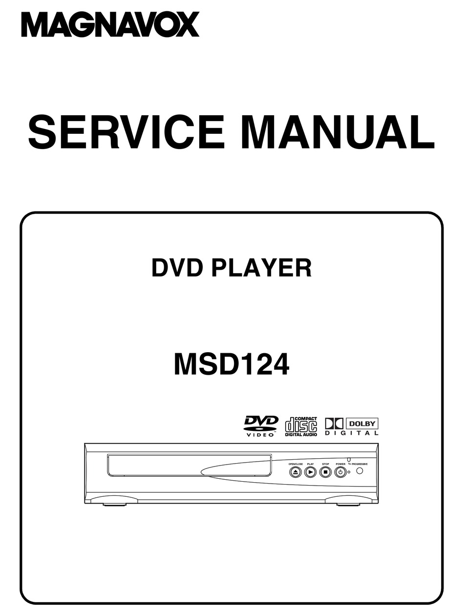 MAGNAVOX MSD124 SERVICE MANUAL Pdf Download | ManualsLib