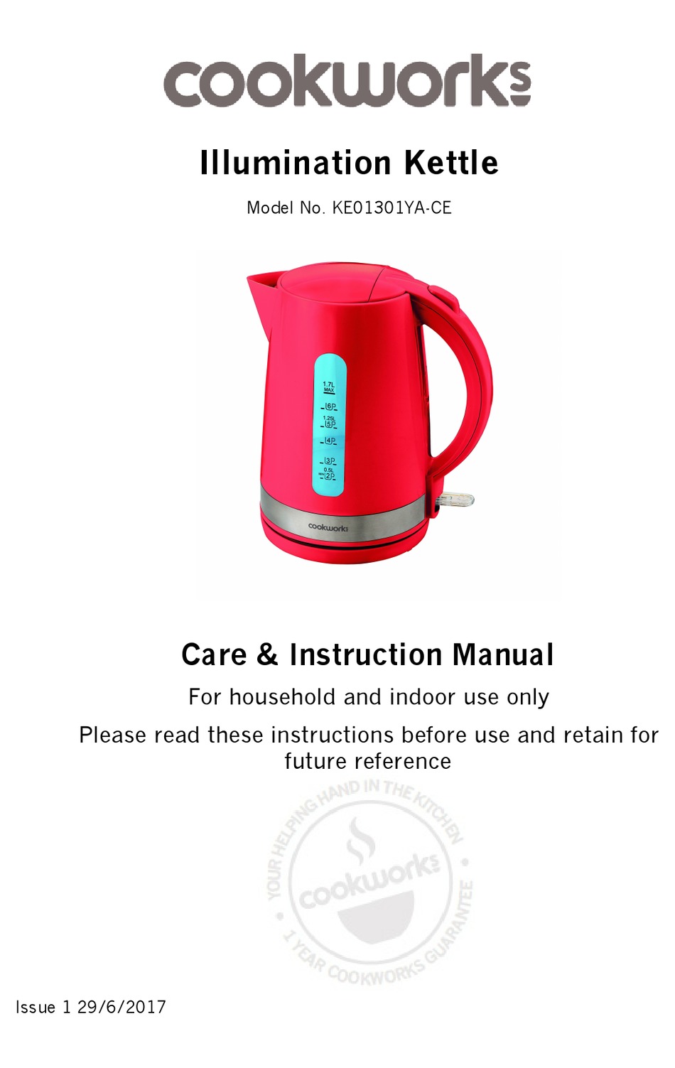 cookworks-ke01301ya-ce-care-instruction-manual-pdf-download-manualslib