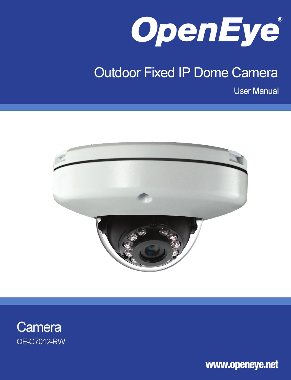 OPENEYE OE-C7012-RW USER MANUAL Pdf Download | ManualsLib