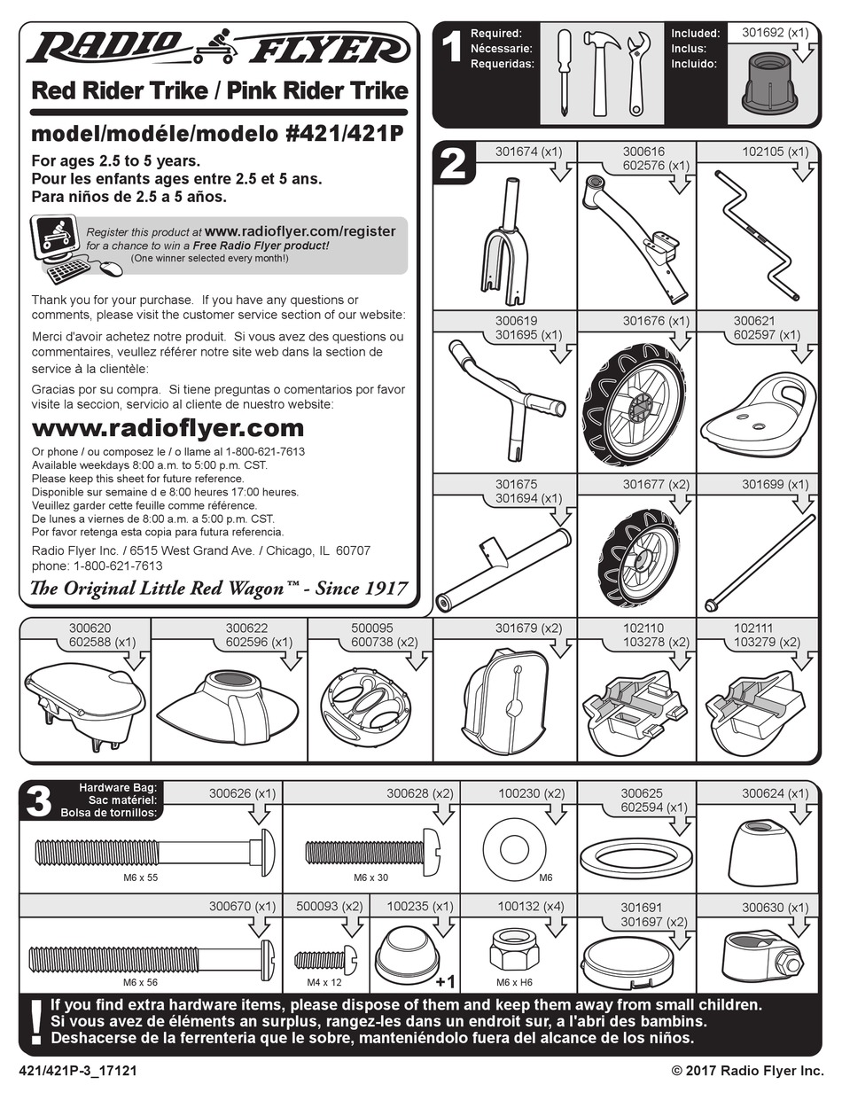 RADIO FLYER 421 MANUAL Pdf Download ManualsLib