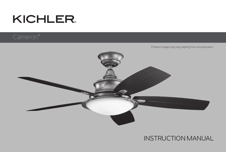 KICHLER LIGHTING CAMERON 310204WH INSTRUCTION MANUAL Pdf Download