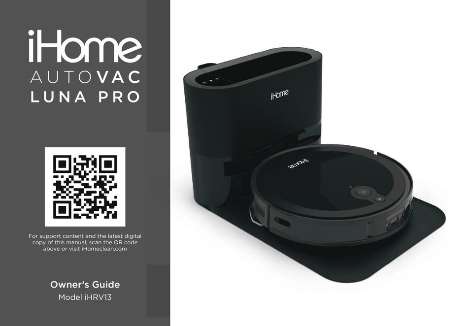 IHOME AUTOVAC LUNA PRO OWNER