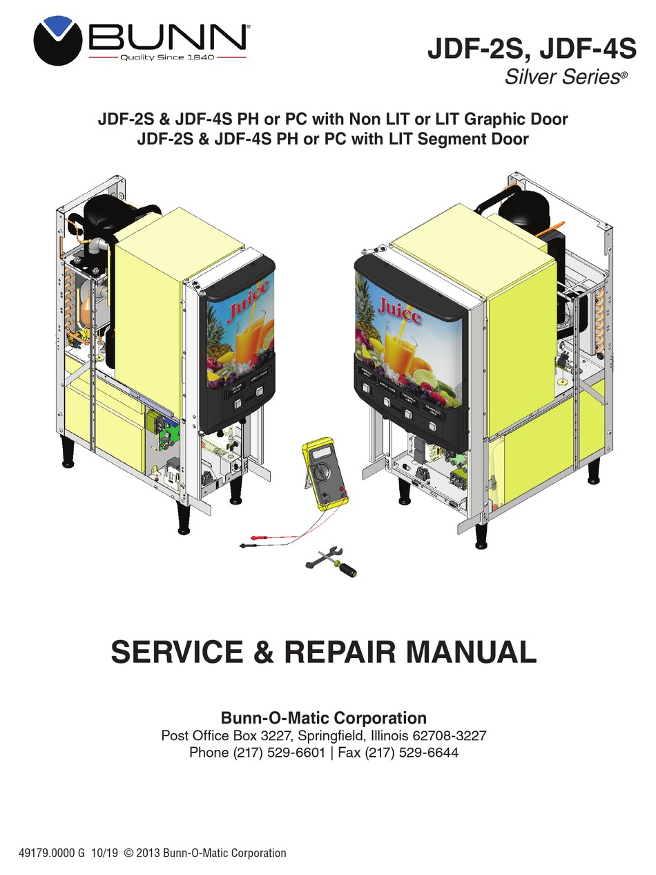 BUNN SILVER SERIES SERVICE & REPAIR MANUAL Pdf Download ManualsLib