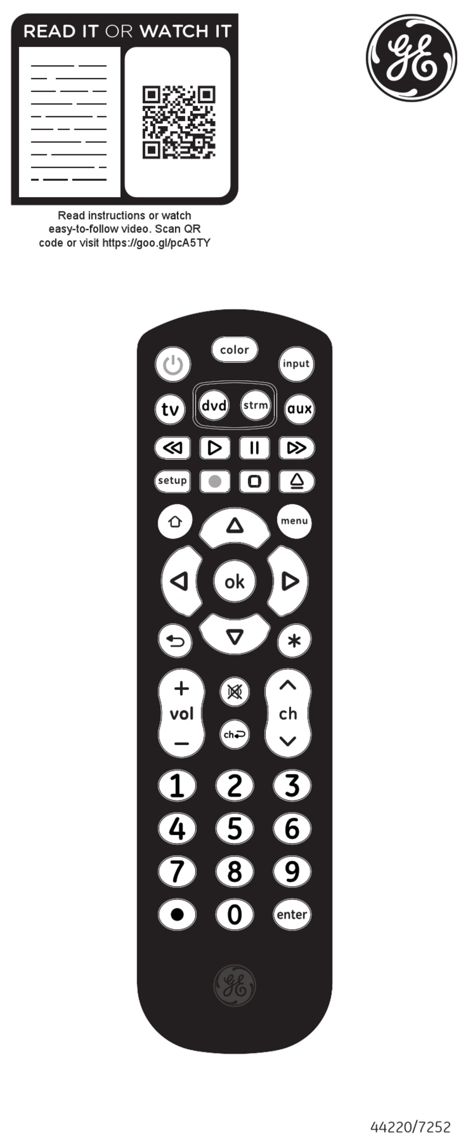 GE ULTRAPRO 44220 MANUAL Pdf Download ManualsLib