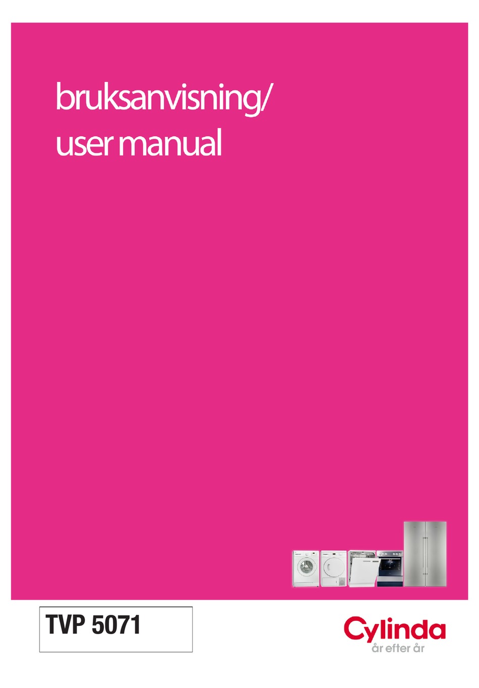 CYLINDA TVP 5071 USER MANUAL Pdf Download ManualsLib