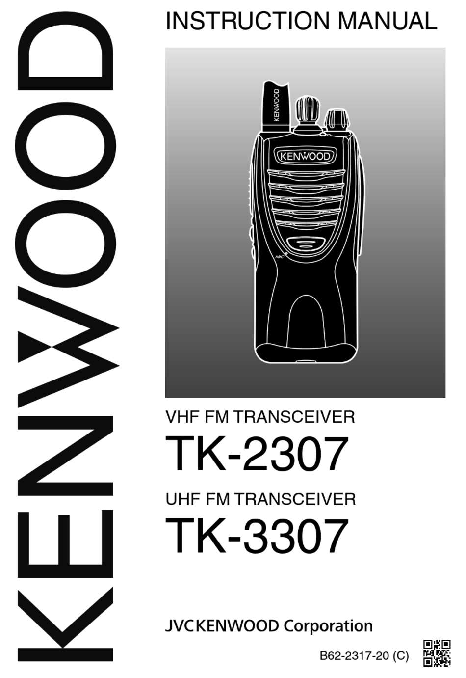 JVC KENWOOD TK2307 INSTRUCTION MANUAL Pdf Download ManualsLib