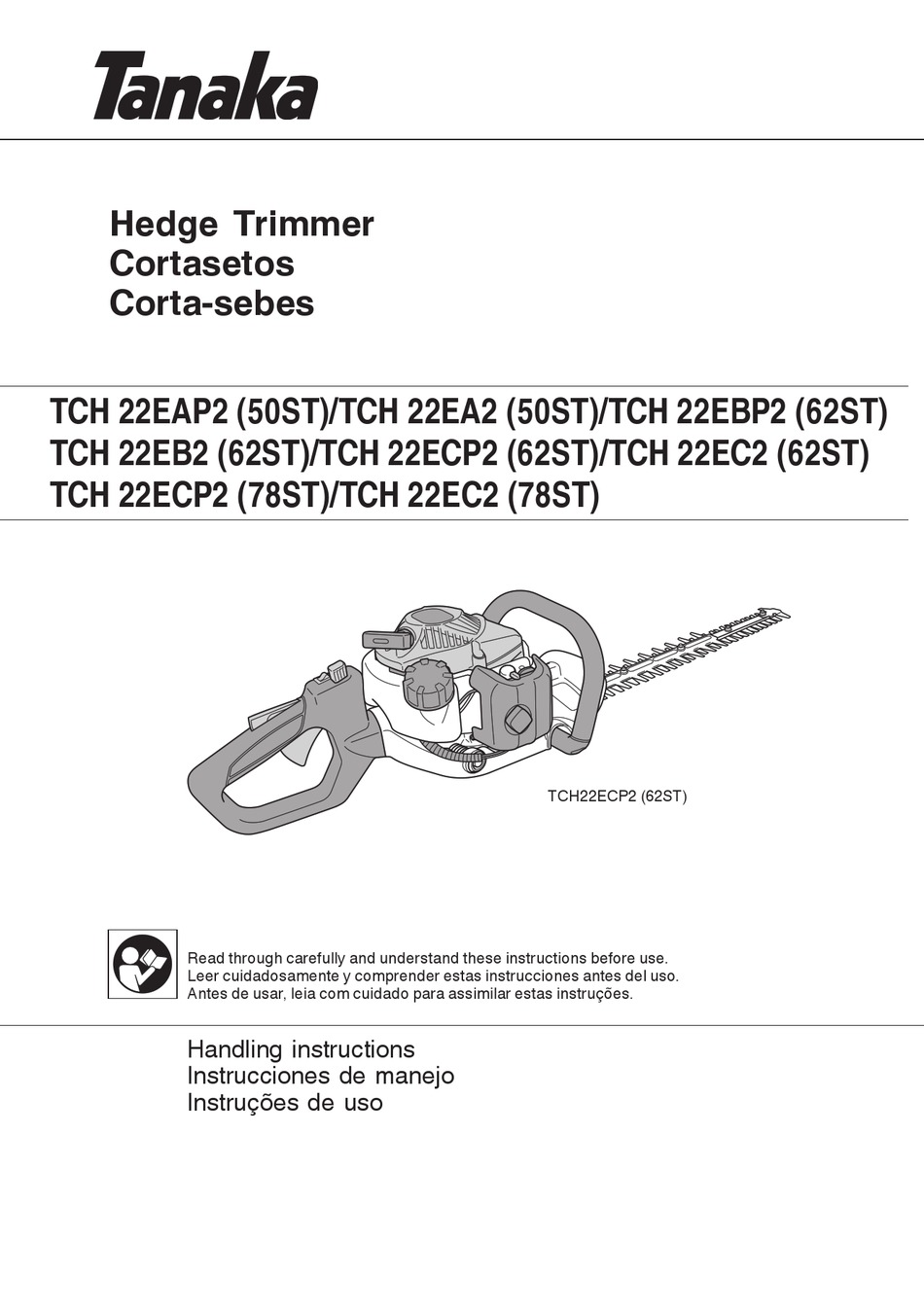 TANAKA TCH 22EA2 HANDLING INSTRUCTIONS MANUAL Pdf Download ManualsLib