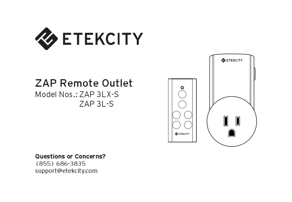 ETEKCITY ZAP 3LXS MANUAL Pdf Download ManualsLib