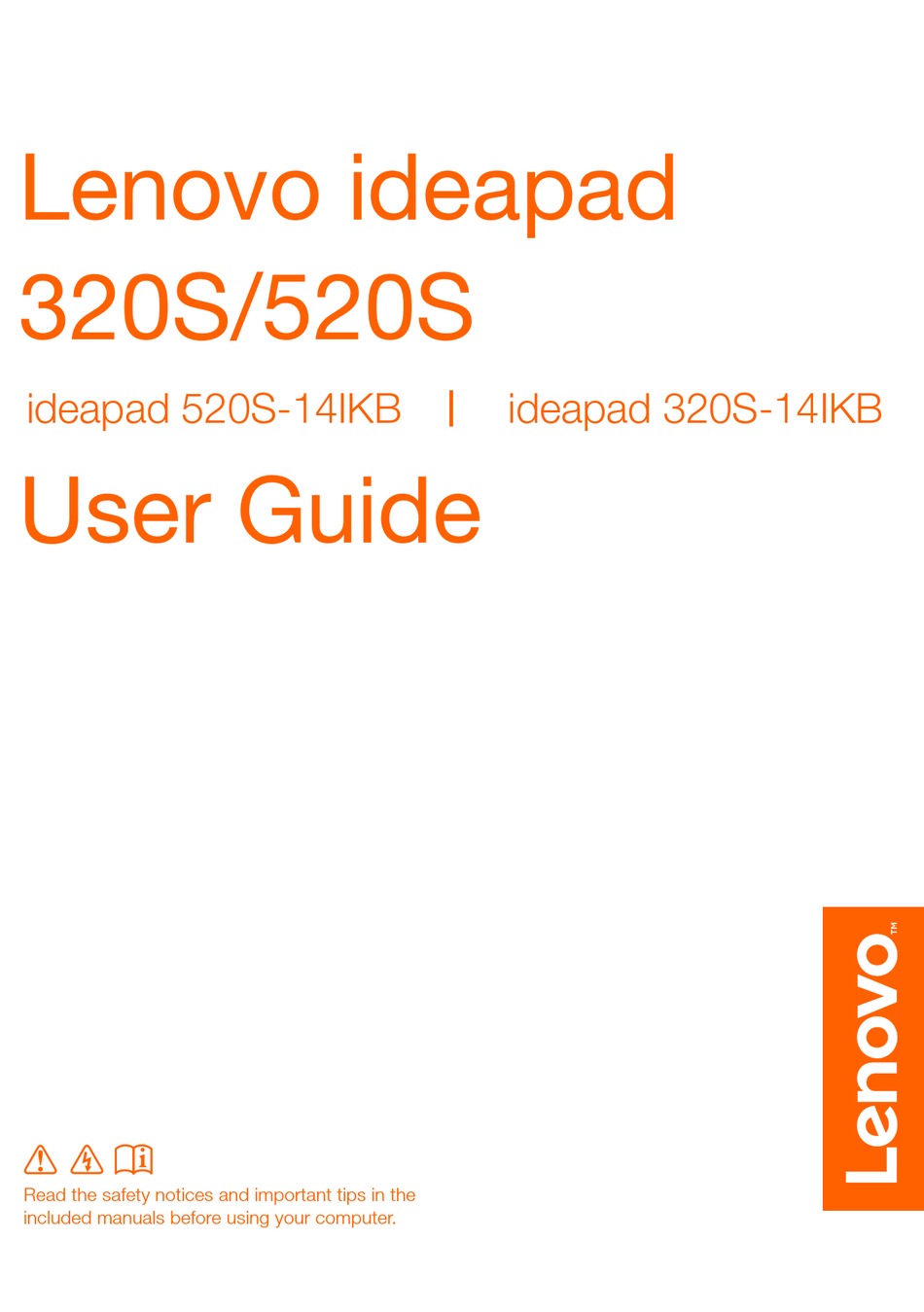 LENOVO IDEAPAD 520S-14IKB USER MANUAL Pdf Download | ManualsLib