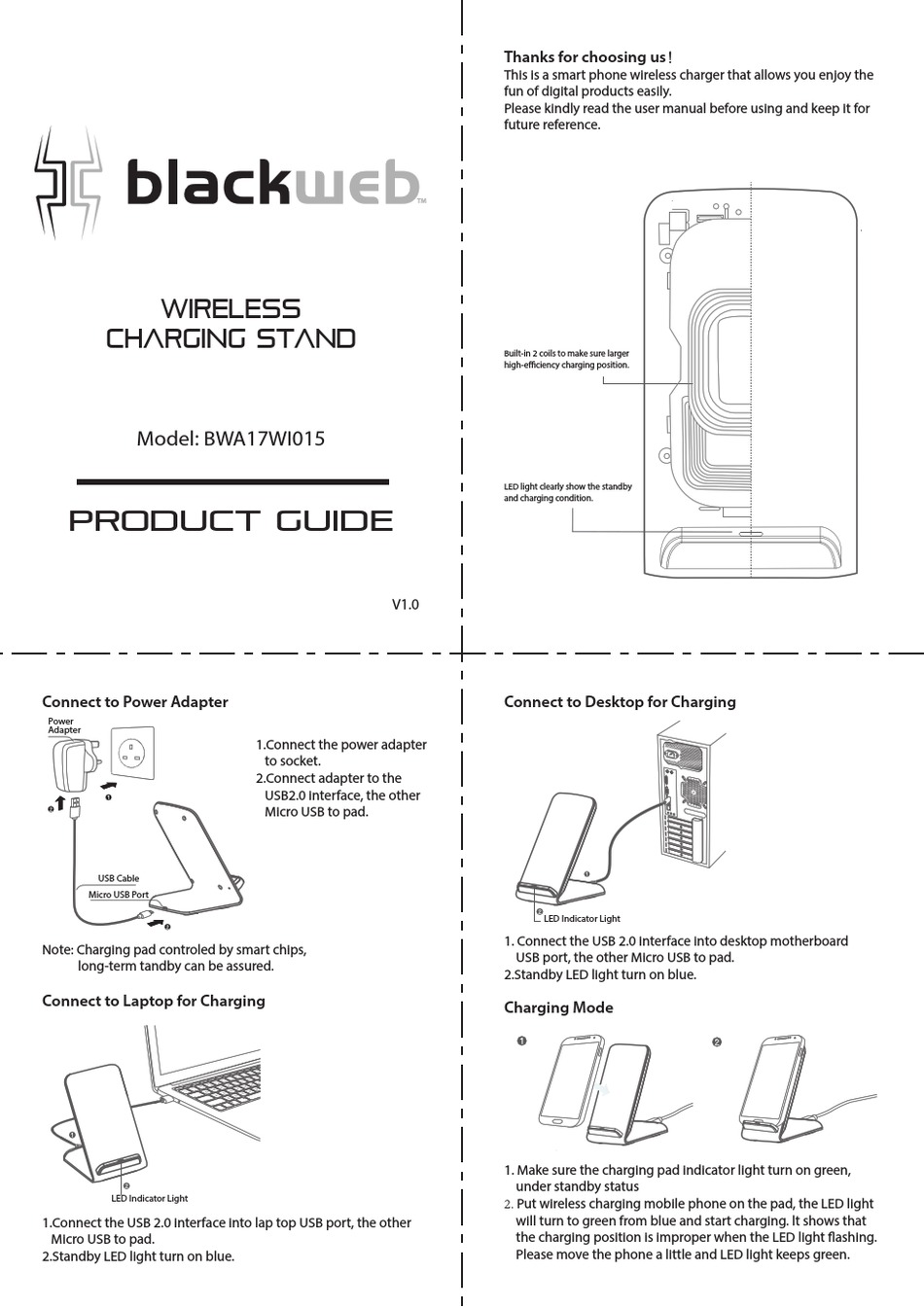 BLACKWEB BWA17WI015 PRODUCT MANUAL Pdf Download ManualsLib