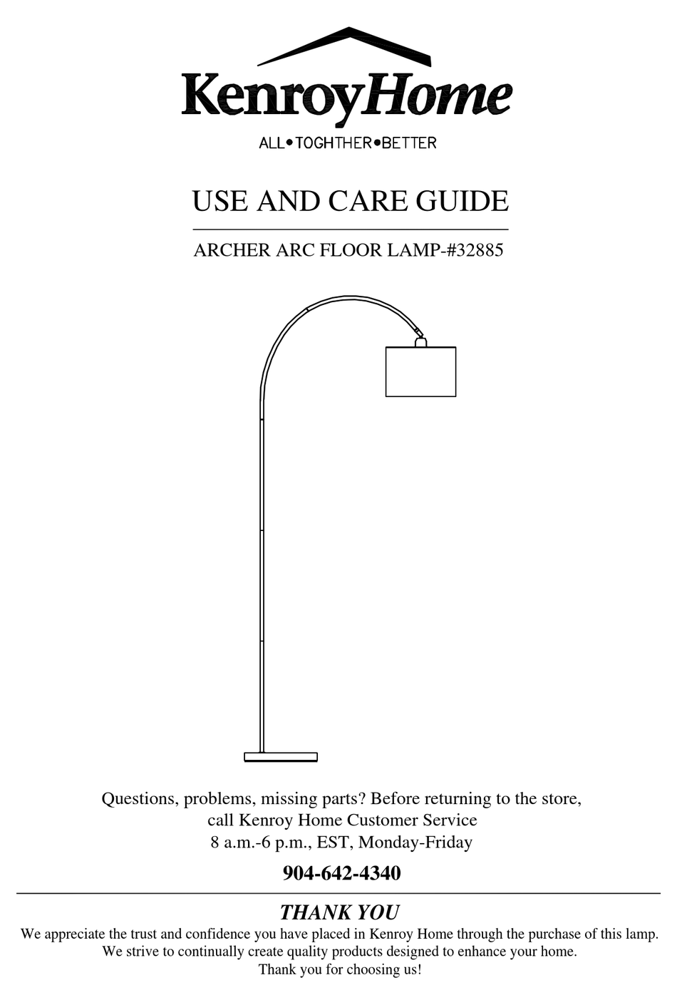 KENROY HOME ARCHER USE AND CARE MANUAL Pdf Download ManualsLib