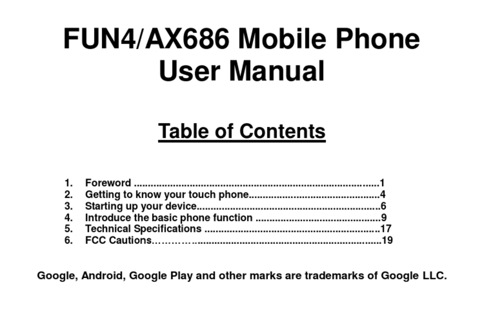 BMOBILE FUN4 USER MANUAL Pdf Download | ManualsLib