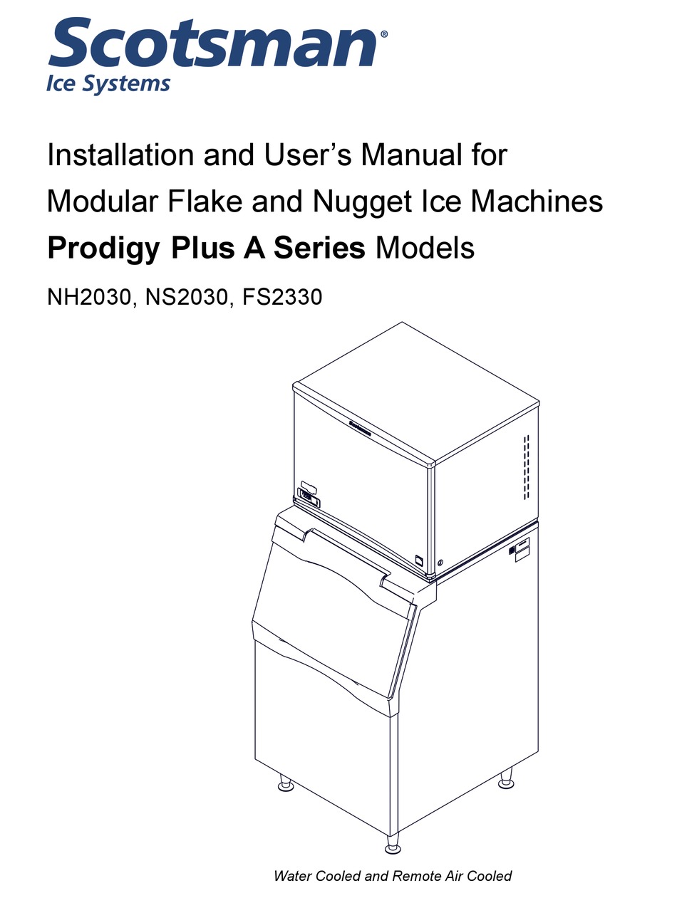 SCOTSMAN NH2030 INSTALLATION AND USER MANUAL Pdf Download ManualsLib