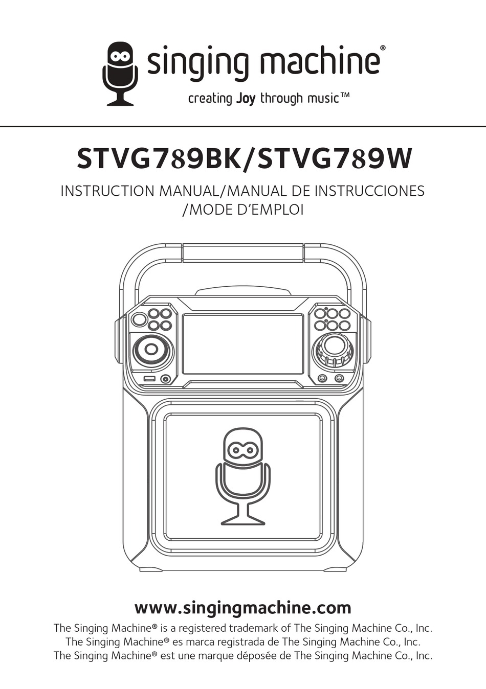 THE SINGING MACHINE GROOVE XL INSTRUCTION MANUAL Pdf Download ManualsLib