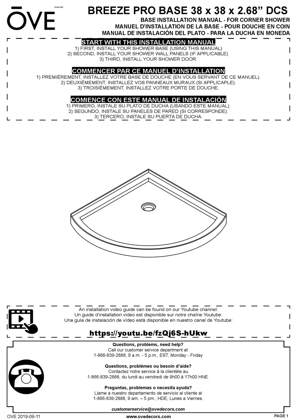 OVE BREEZE PRO BASE INSTALLATION MANUAL Pdf Download ManualsLib